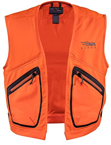 SITKA Ballistic Vest - High-Visibility Orange Hunting Vest for Men, Blaze Orange, Medium
