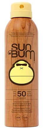 Sun Bum Original SPF 50 Sun Cream Spray, Moisturizing Sunscreen with Vitamin E, Vegan and Reef Friendly, Broad Spectrum UVA/UVB Protection, 200ml