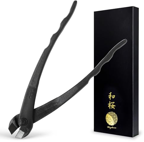 Wazakura Tronchese per Filo Bonsai Forgiata a Mano 195mm Fatta in Giappone - Attrezzo da Giardino Giapponese