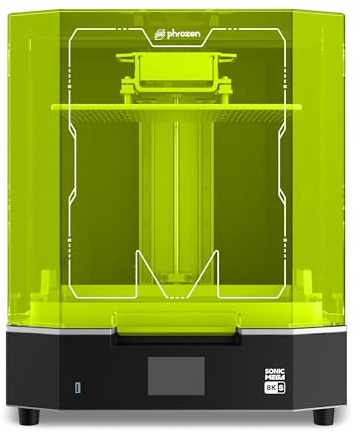 Phrozen Sonic Mega 8K S Resin 3D Drucker | 15 Zoll 8K Mono-LCD für Massenproduktion oder großformatige Modelle | 43 µm Auflösung & Druckgröße 330x185x300mm