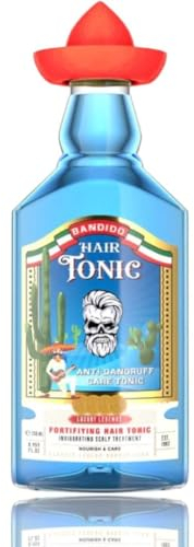 Bandido Hair Tonic For Men 250ml - Erfrischendes Haarwasser Herren - Anti-Schuppen-Haartonikum - Reduzierung des Haarausfalls - Unterstützt das Haarwachstum - repariert Schuppen und Haarspliss.