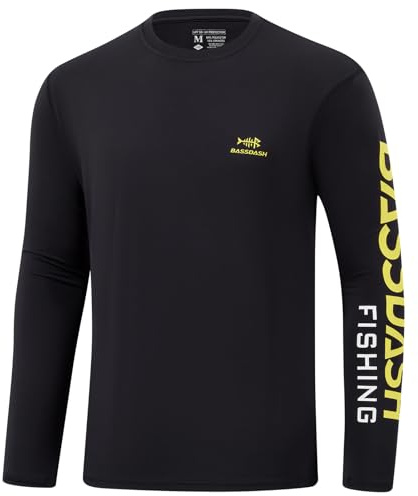 Bassdash Herren UPF 50+ UV Sonnenschutz Langarmshirt Schnell Trocknend für Geeignet zum Angeln und Wandern im Freien FS31M