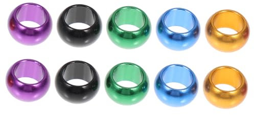 BELLIFFY 10stücke Aluminium Leg Ringe Für Vögel Paukenfußring Vogelringe in Farben Tauben Beinringe Geflügel Identifikation Leicht Und Tragbar Für Tauben Papageien Und Sittiche