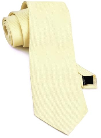 Gusleson Classic 3.15（8cm） Men's Solid Color Necktie Wedding Business Tie + Gift Box