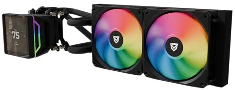 Nfortec Sedna 240 ARGB Kit Refrigeración Líquida con Pantalla LCD 4'' Personalizable Negro