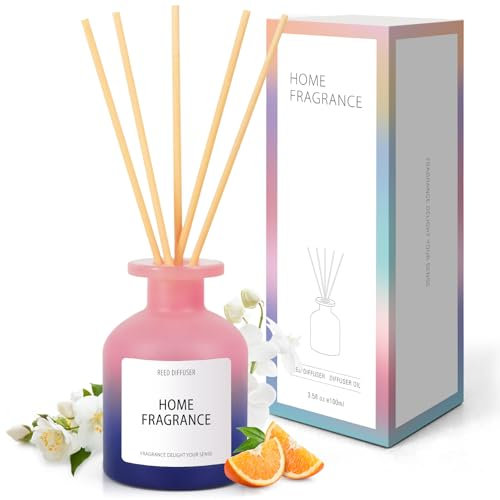 SCENTORINI Diffusore per Ambiente 100ml con 6 Bastoncini, Diffusore D'ambiente Profumo di Notte di Mezza Estate, Fragranza a Lunga Durata, Deodorante per Ambienti Casa Bagno