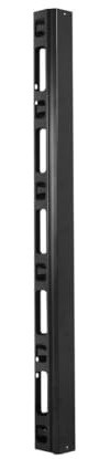 Mach Power Canal vertical para gestión de cables en rack de 19 pulgadas, altura 27U, clasificación de cables en armarios de 19 pulgadas, mejora la circulación del aire y el acceso a los dispositivos