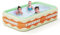 Piscina Hinchable 150 x 105 x 50 Cm, Piscinas Infantiles para Niños, Piscina Rectangular para Jardín,Piscina Inflable Niños para Fiesta de Verano en La Piscina Interior Exterior