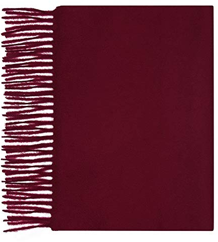 Oxfords Cashmere 100% Kaschmirschal, Wein