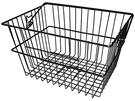 XLC Hinterradkorb City, schwarz, 40x33x25cm, 10033