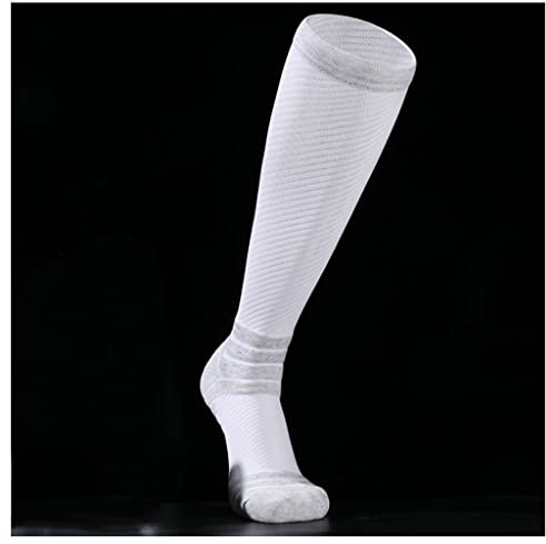 Professionelle Langschlauch-Fechtsocken Atmungsaktive, schützende Fechtstrümpfe Dicke Handtuchunterseite Silikon-rutschfeste Jugendsport-Fußballsocken