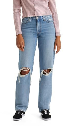 Levi's Women's 94 Baggy (Also Available in Plus), Caution Hot Pants, Blue, 29 Regular