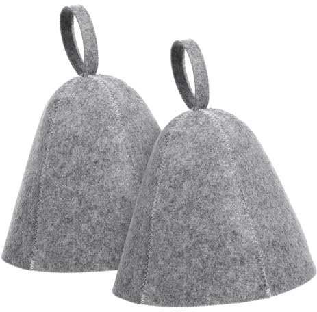 Didiseaon 30pcs Felt Sauna Hat for Men Russian Bath Hat Sauna Headwear for Sessions Comfortable