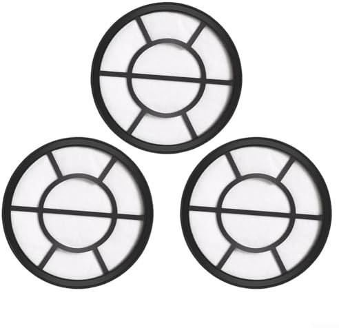 Lot de 3 filtres compatibles avec cartouche cylindrique pour aspirateur Redmond RVC335 Multicyclone pour une collecte optimale de la poussière