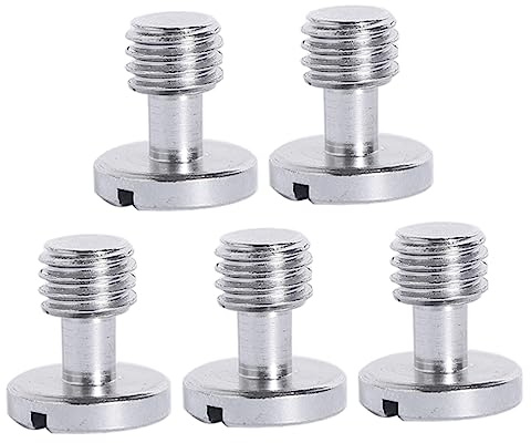 CONGARTENO 5 pièces Vis de Trépied pour Caméra Lot de Accessoires de Fixation pour Plaque Rapide et Rig de Caméra et Durables