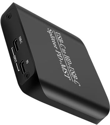Hub USB C vers HDMI PD100 W Alimentation 8 K60 Hz Double sortie moniteur et ports USB pour station de travail ordinateur portable Adaptateur USB C vers HDMI