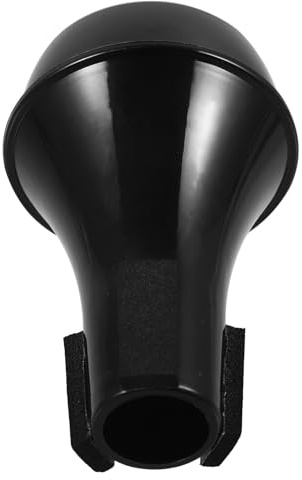 Abaodam Sordina Leggero in Plastica Silenziatore e Tromba a Effetto Nera Strumenti Ottone Esercitazioni eformance a Casa