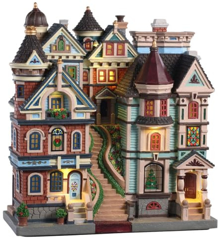Lemax Christmas Village Houses On A Hill Battery Operated (4.5V) - 05617