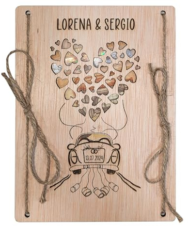 Lulamuk | Tarjetas para regalar dinero | Regalo dinero Boda de manera original | Ideal regalos novios recién casados luna de miel, matrimonio (Boda-personalizado)
