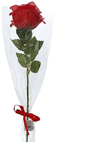 Générique Rose Éternelle sous Dôme en Verre avec Lumière LED - Décoration Mariage, Cadeau Unique pour Femme, Mère, Mamie, Petite Amie (Bleu)
