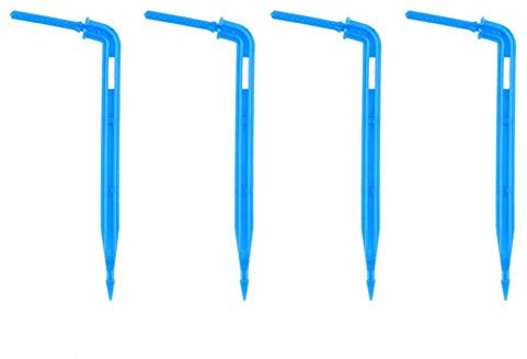 50 Stück Bewässerung Sprinkler, Pfeil-Tropfer, Emitter, Bewässerungsset, Gewächshaus, Gartenbeschläge (Blau)