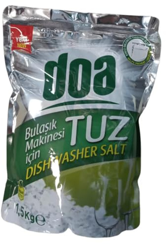 PUFAI Bundle - Sale per lavastoviglie 1,5 kg | Sale rigenerante per lavastoviglie contro i depositi di calcare