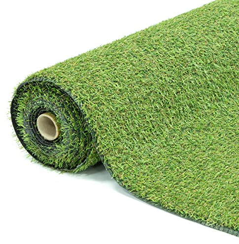 GardenKraft Benross Metre 15mm Pile Roll Artificial Grass Gazon Artificiel 26070 4 m x 1 m 15 mm Fibres Pelouse de Jardin synthétique Haute densité, Green, 80 x 150 cm