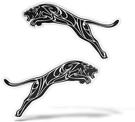 erreinge Sticker x2 Puma DX e SX Adesivo Sagomato in PVC per Decalcomania Parete Murale Auto Moto Casco Camper Laptop - cm 10