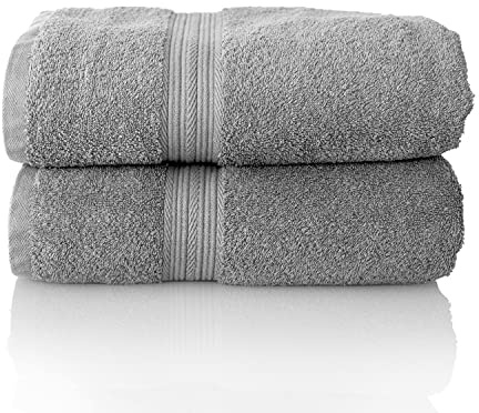 Glart Premium frottéhandduk set, frottéserie i 6 färger och 5 storlekar, färg: PLATINGRÅ, 2 x bastuhanddukar 70 x 200 cm