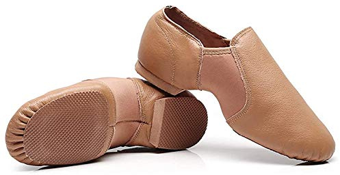 Scarpe da Danza Jazz in Pelle Donna Classica Comodo Scarpette da Danza Ballo