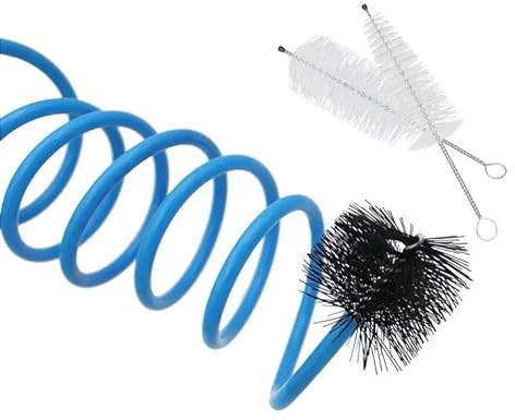 2 Set Horn Reinigungsbürste, Trompete Reinigungsset Messing Mundstück Bürste Ventilbürste Musikinstrument Reinigen Werkzeug Set Musikinstrument Wartung Pflegezubehör 3 Bürsten in 1 Set