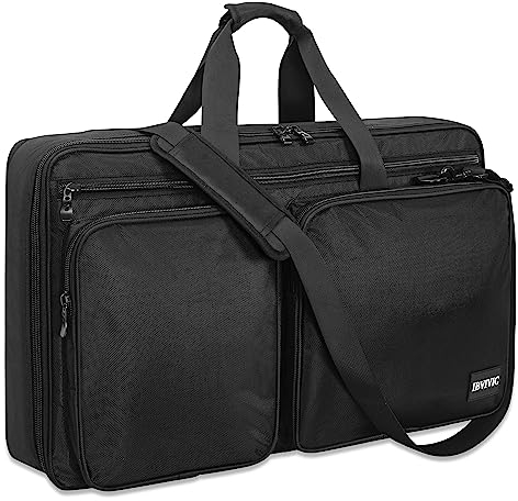 BQKOZFIN Maleta para el Controlador Pioneer DJ DDJ-SR DDJ-SR2 DDJ-RR Denon DJ MC4000 Bolsa de Viaje con Correa para el Hombro