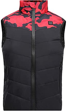 Gilet Chauffant Enfants USB Garçons Filles Veste Chauffante 3 Températures Réglables avec Poches Doudoune Sans Manche imprimé Anime Vêtements Chauffants Lavable pour Ski Pêche Camping de Pêche 2023