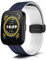 KeeFos Strap Compatible with Amazfit T-Rex 3 Pro 48mm/Balance 2/Balance/Bip 6/Bip 5/GTR 4/GTR 3 Pro/GTR 3/Cheetah Pro, Silicone Wristbands with Magnetic Clasp, Watch Band - Blue/White