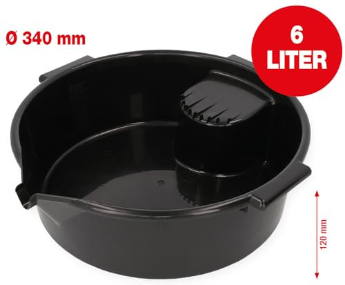 KS Tools 150.9593 Bac de récupération 6 l, Ø 340 mm
