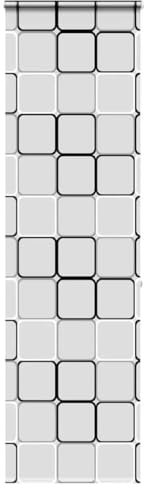 Jiangboyue-4015042 - Tenda a rullo per doccia, con cassetta, 70 x 240 cm, larghezza 66 cm