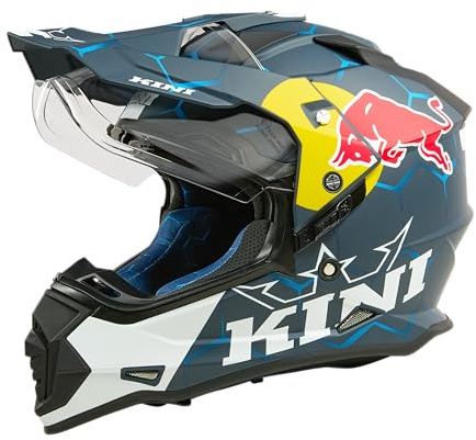 O'NEAL ADV Casco da moto Kini Red Bull 1.0, blu/bianco, M
