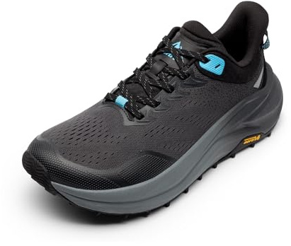 NORTIV 8 Men's Trail Running Shoes Wide Toe Box,Size 13,Black