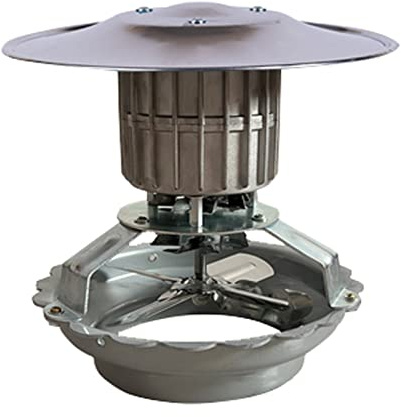 Chimney Fan 120W Electric Extractor - Efficient Flue Exhaust Fan for BBQ Hut Fireplace and Wood Oven, Ideal for Thermo Stove