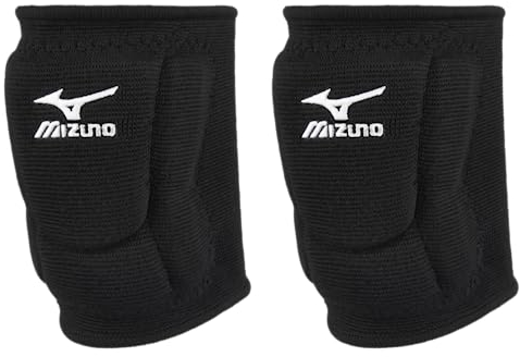 Mizuno 480105.9090.06.L LR6 Volleyball-Knieschoner, Schwarz, Größe L