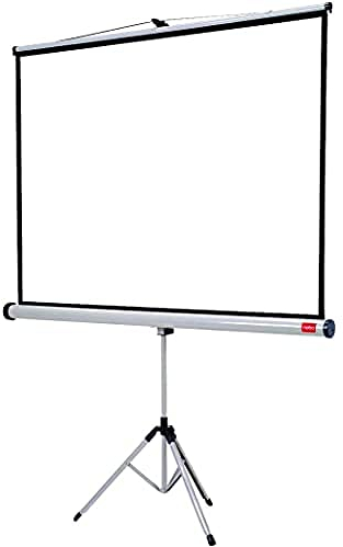 Nobo Flexible Projection Screen Tripod, Lightweight Pop-Up Matte White Projector Surface With Stand, Portable & Free Standing, 2000 x 1513mm, 1902397