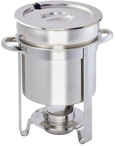 Winco 207 Stainless Steel Soup Warmer, 7-Quart, Medium