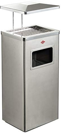 WESCO 153 834-47 Standascher mit Dach Edelstahl Matt 19 L