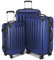 HAUPTSTADTKOFFER Alex - 3er Kofferset, Trolley-Set, Rollkoffer, Reisekoffer, (S, M & L), Dunkelblau