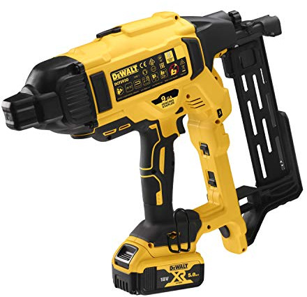 DeWalt DCFS950P2-QW Agrafeuse pour Clôture XR 18V 5Ah Li-Ion BL - 2 Batteries Jaune