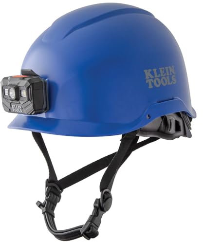 Klein Tools Hard Hat, Vented, Full Brim Style, Padded, Self-Wicking Odor-Resistant Sweatband