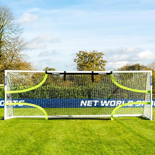 FORZA Pro Mur de Tir pour Buts de Foot - Filet d'Entraînement Professionnel *Poteaux Pas Inclus* (Variété de Tailles Disponible) (7,3m x 2,4m)