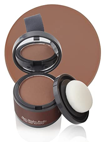 Ansatzpuder, Haar-Concealer Haarverdichtung für Frauen und Männer, Haaransatz Ausbessern & Kaschiert Sofort Haarausfall,Touch Up Haarpulver für dünnes Haar für Frauen (Licht Auburn)