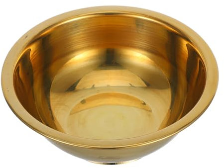 Veemoon ciotola per l'acqua in ottone ciotola di rame d'oro ciotole in ottone di vasi per piante d'oro offrire tazza coppa da meditazione Golden