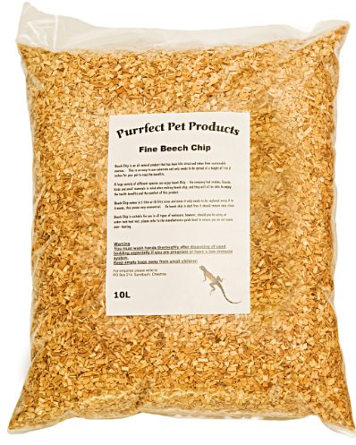 Purrfect Pet Products Fine Beech Wood chips for Reptiles,and parrots,10Litre bag
